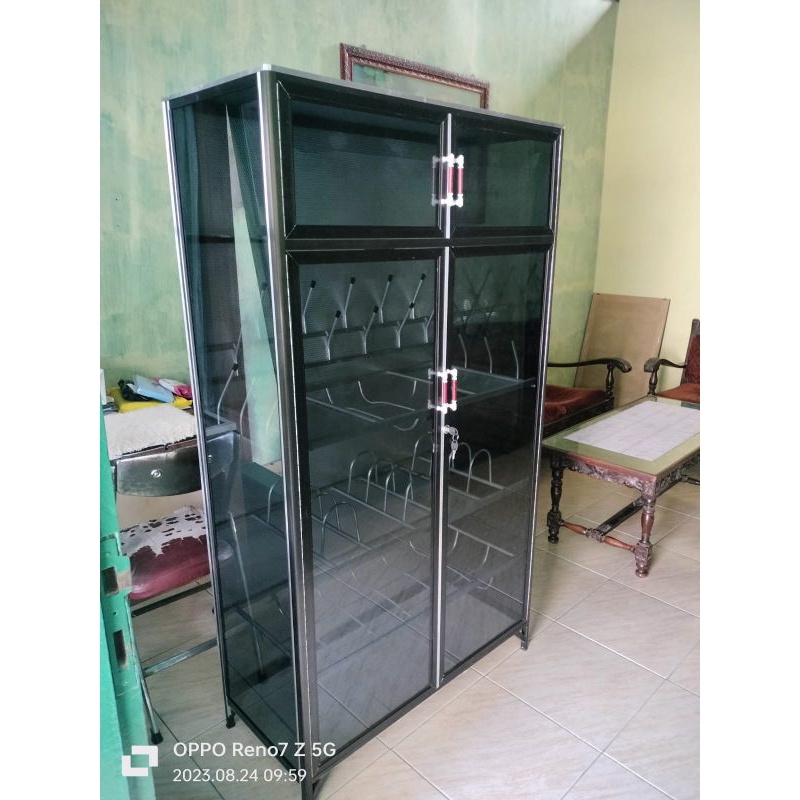 Sbmsemarang - RAK BUNGKUS CIREBON/ RAK PIRING KACA (HANYA SEMARANG)