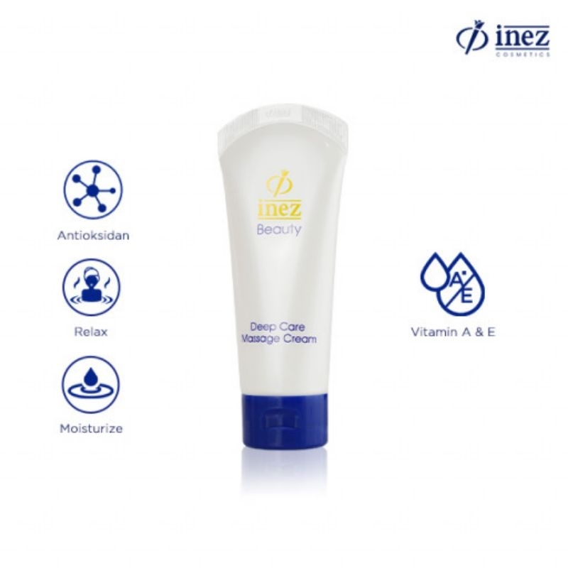 inez deep care massage cream/massage wajah