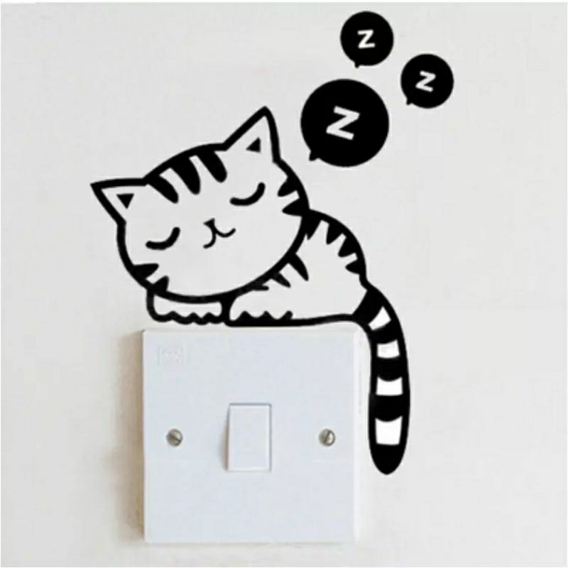 

Stiker lampu stiker stop kontak lucu