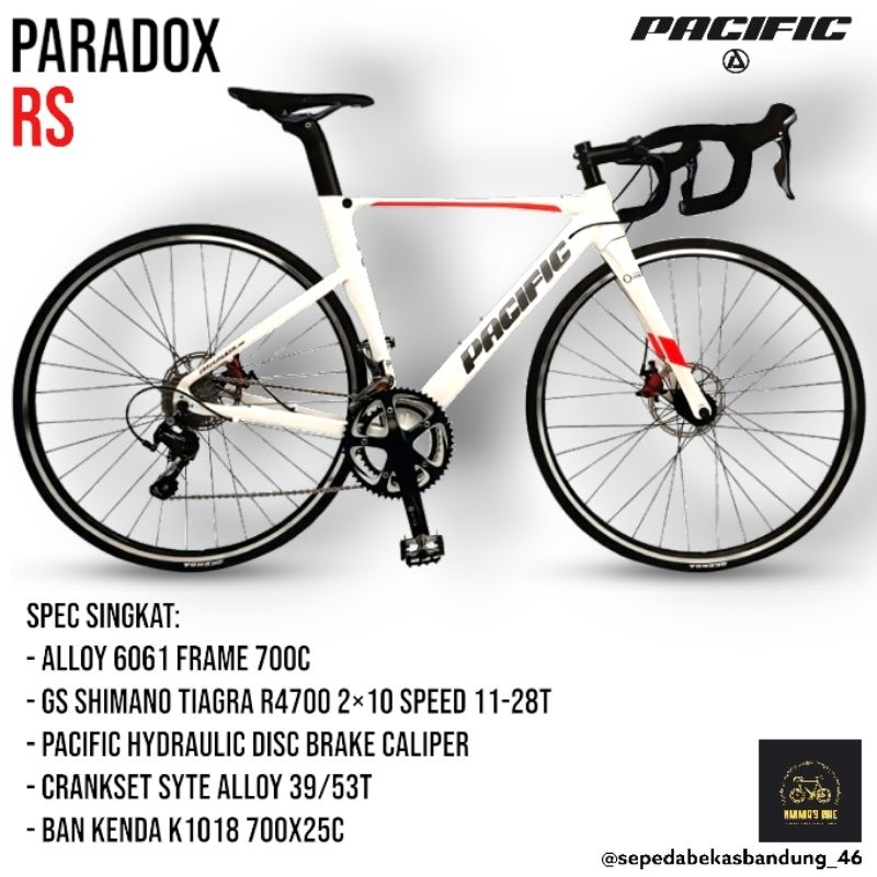 Sepeda Balap/Roadbike Pacific Paradox RS