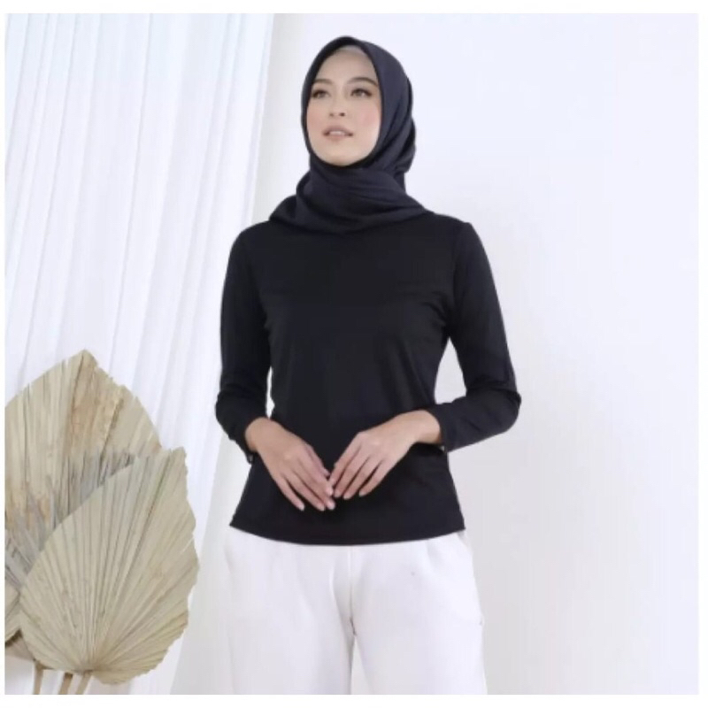 Baju Manset Kaos Wanita Lengan Panjang Spandek Manset Kaos Polos Kaos Oblong Lengan Panjang