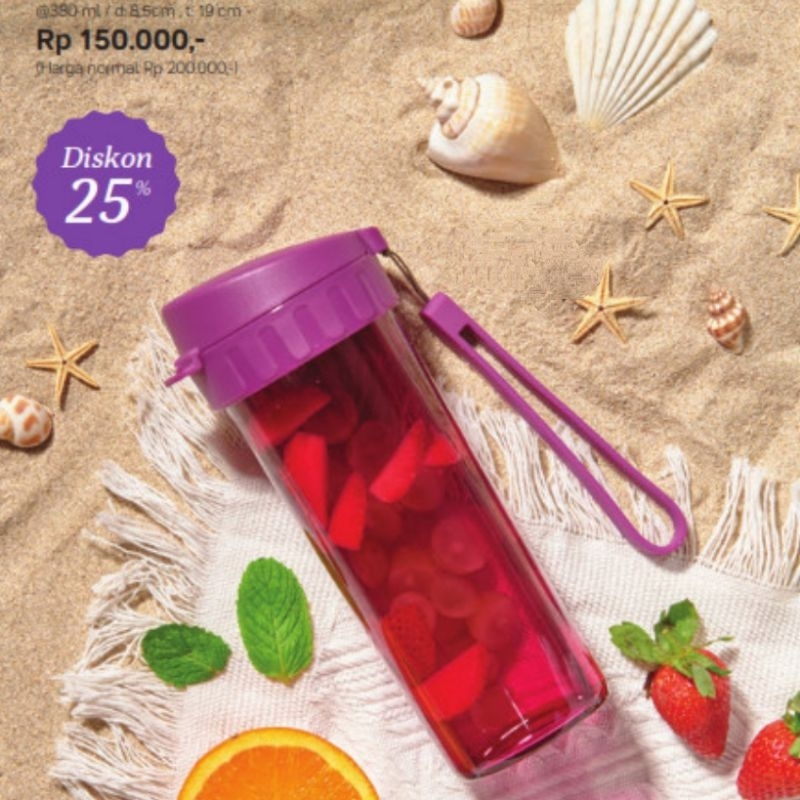 Tupperware Murah Botol Minum Crystal Infused Water