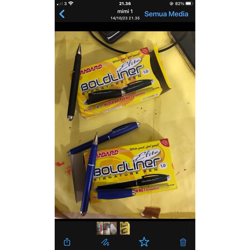 

Boldliner elite signature pen harga per lusin