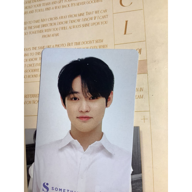 photocard pc nct dream chenle somethinc holo hologram