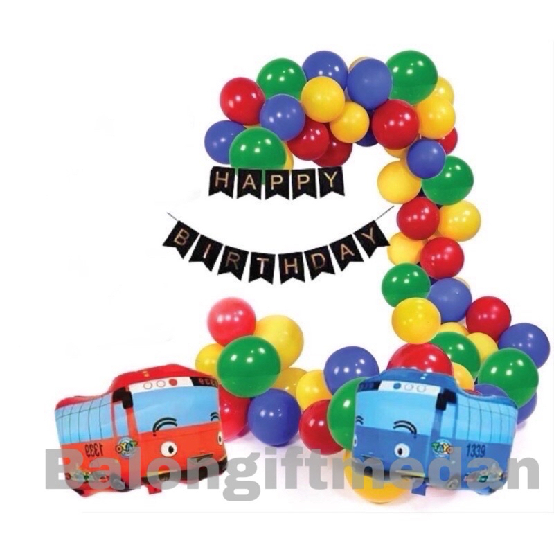 PAKET DEKOR ULANG TAHUN TAYO ANAK COWOK