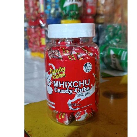 

promo Mhixchu candy cube permen viral per 2 dus