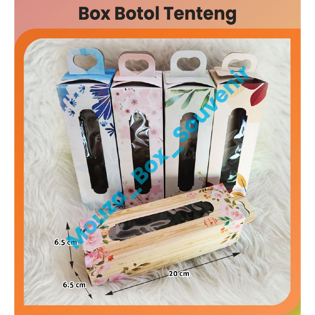 

50PCS BOX BOTOL TENTENG MOTIF