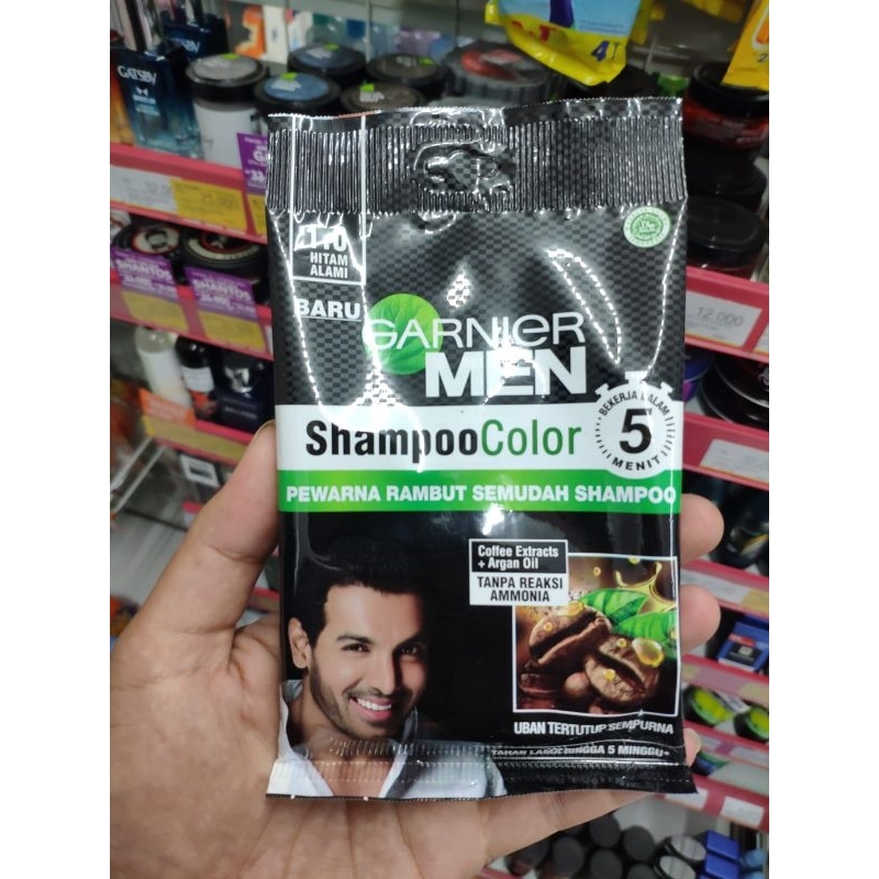 garnier men shampoo color