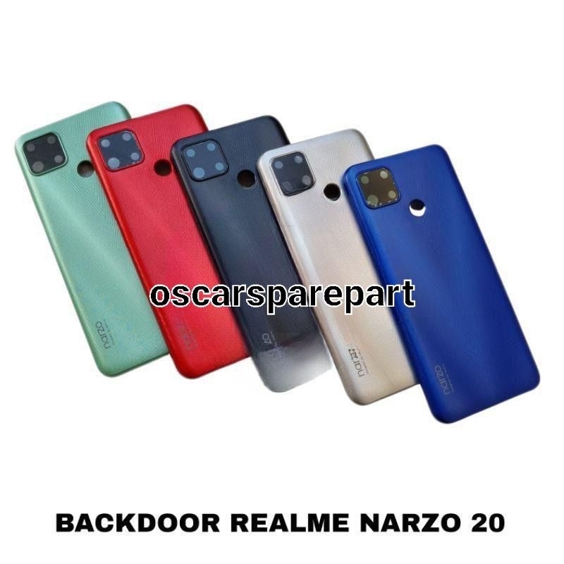 BACKDOOR BACK TUTUP KESING BELAKANG REALME NARZO 20 ORIGINAL