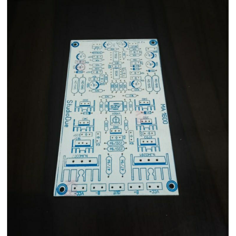 PCB Power Amplifier Studio DUE MA 1600