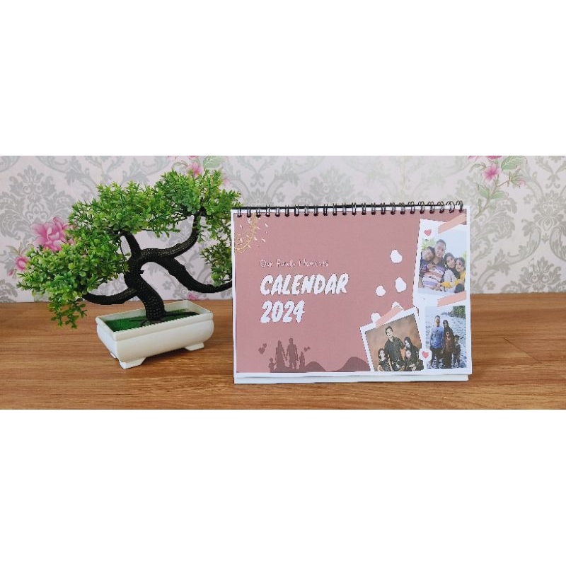 

Kalender meja custom