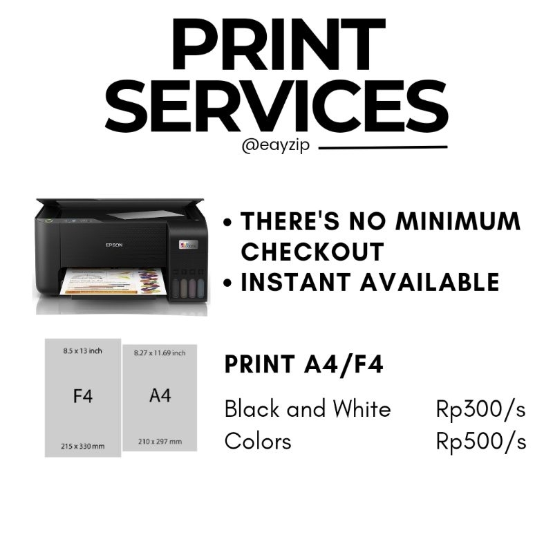 

Print A4/F4
