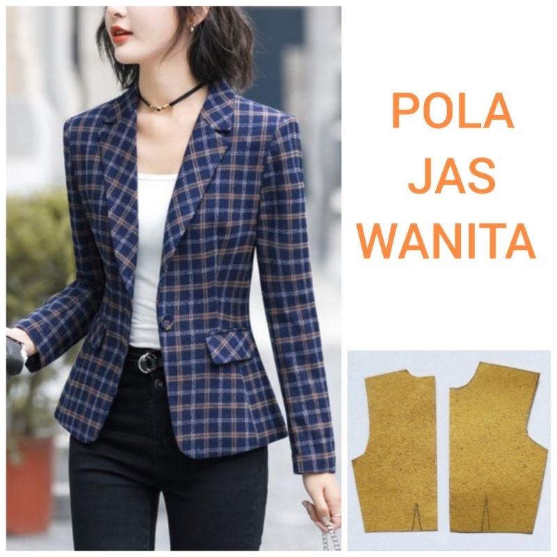 Pola Jahit/Jiplak Jas Wanita