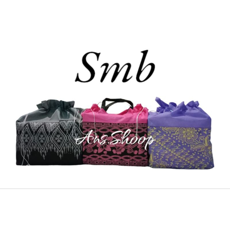 tas kain , tas besek, tas serut, tas hajatan, akikah goodiebag serut motif bawah uk 18x18 isi 12 pic