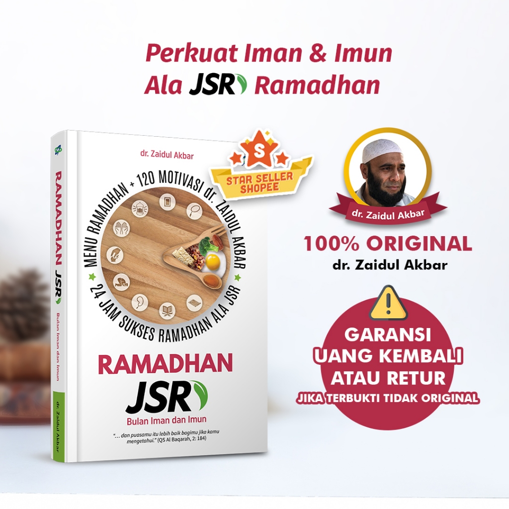 [OFFICIAL STORE] BUKU RAMADHAN JSR | dr.Zaidul Akbar