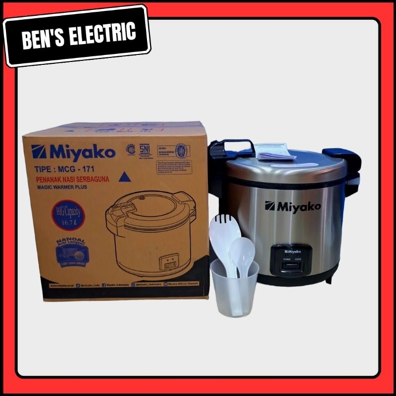 magicom / rice cooker / penanak nasi Miyako MCG 171 JUMBO