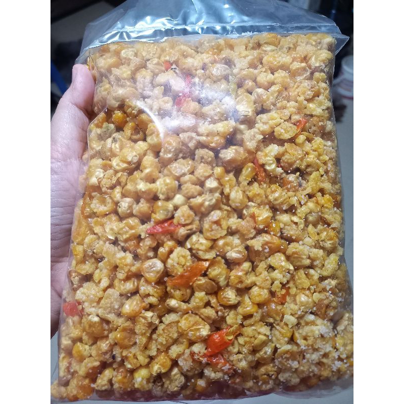 

MARNING JAGUNG / JAGUNG GORENG KHAS NTT / 500gr / RASA PEDAS ASIN / Cemilan / Snack