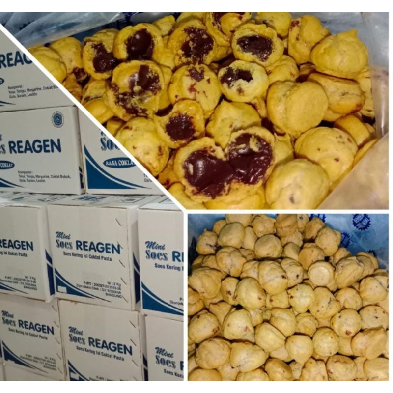 

makanan kue soes COKLAT