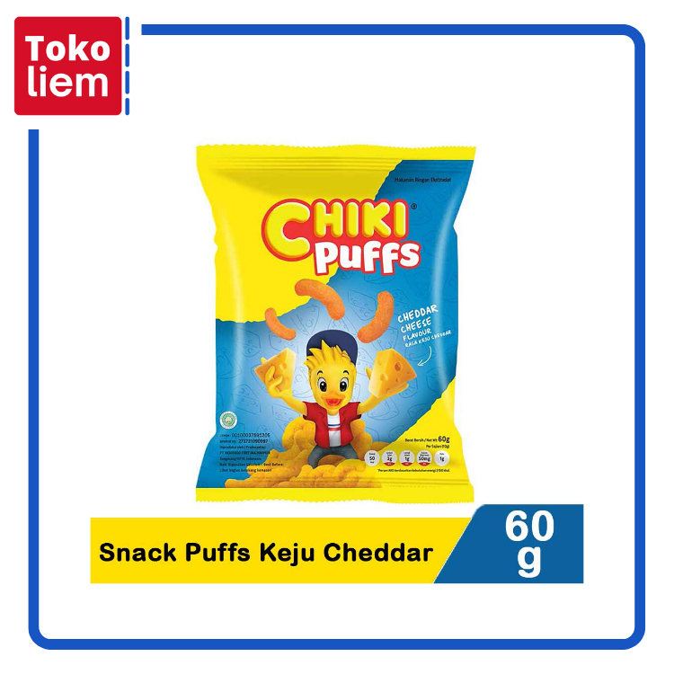 

Chiki Snack Puffs Cheddar Cheese 60G