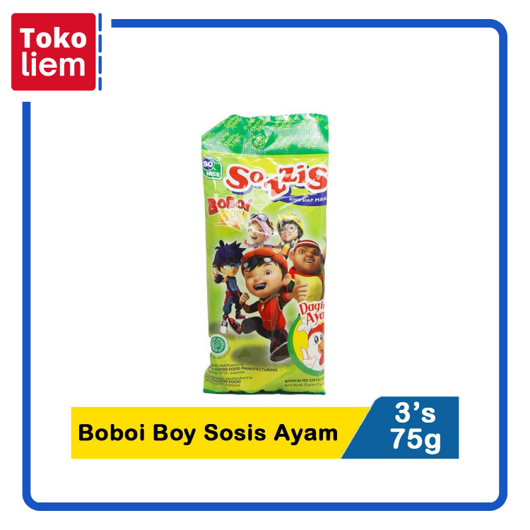 

Sozzis Boboi Boy Sosis Ayam 3'S 75G