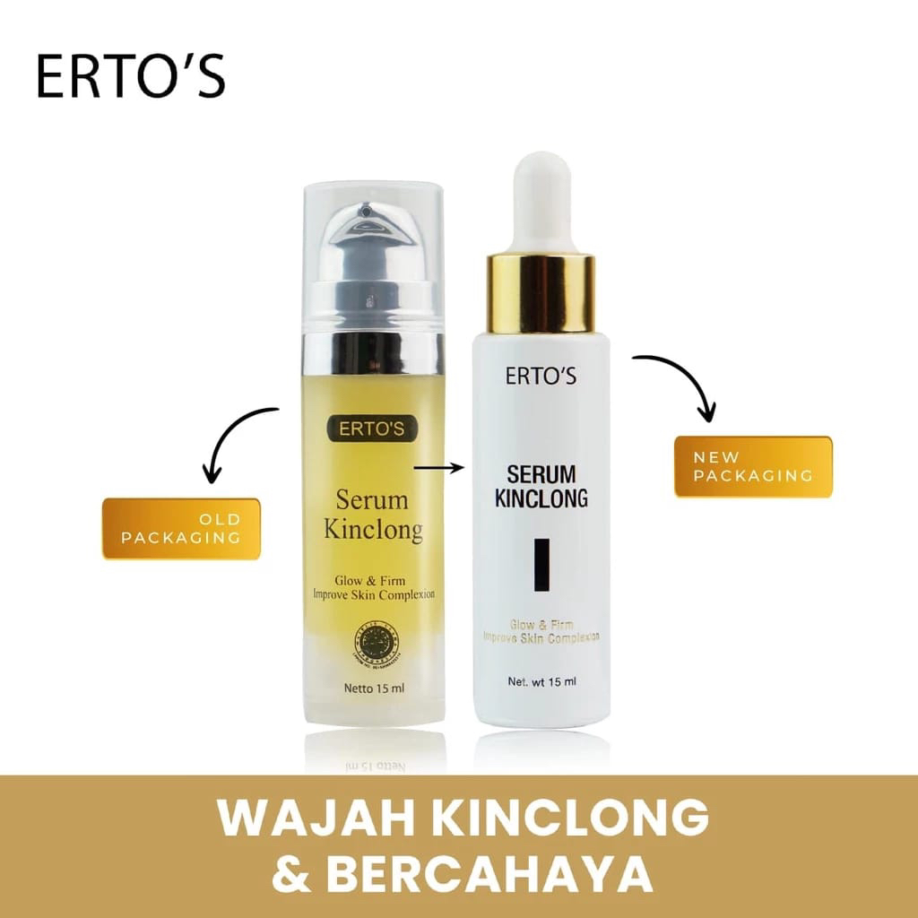 Ertos serum kinclong / SERUM PENCERAH WAJAH ANTI AGING/ SK ERTOS