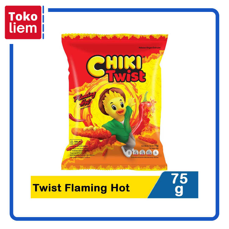 

Chiki Snack Twist Flaming Hot 75G