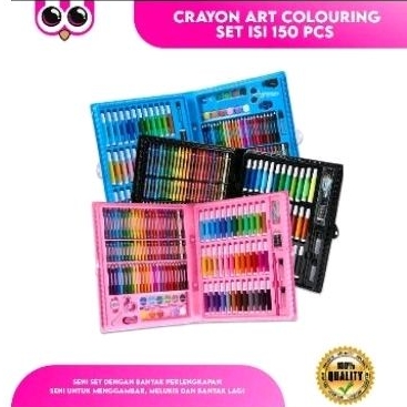 

Crayon Art Set Isi 150pcs