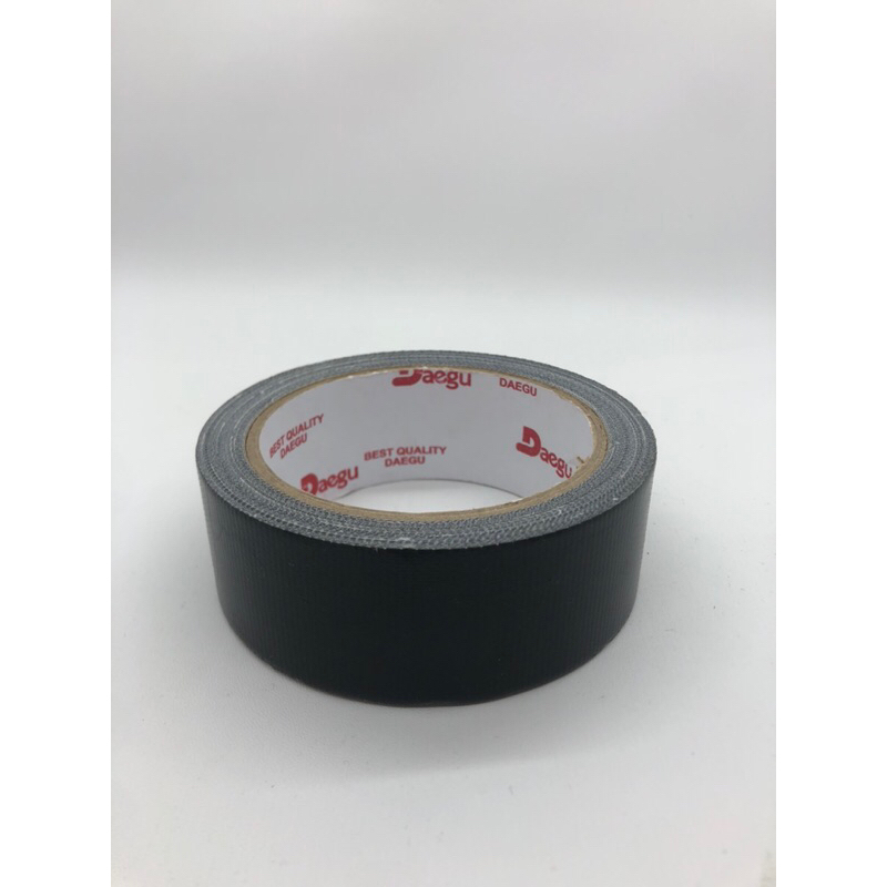 

lakban kain hitam 1.5 x 12m cloth daegu tape murah berkualitas