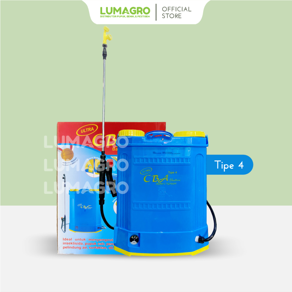 Tangki Sprayer Elektrik CBA 16 Liter Tipe 3 dan 4 Alat Semprot Hama 3in1 Manual 16L