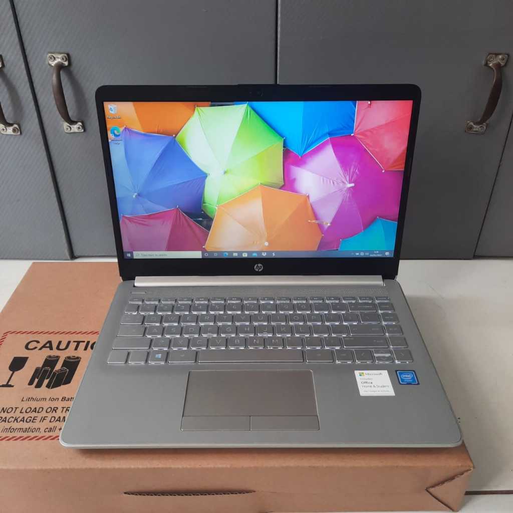 Laptop Hp 14s-cf2018TU, Intel Celeron-N4020, Ram 4Gb / 1Tb, Backlight, BLACK, GARANSI