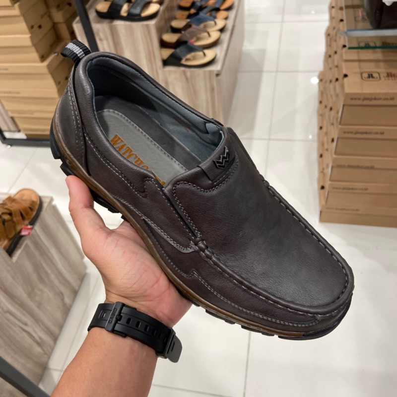 Watchout sepatu pria formal dan casual model slop super keren 40-44
