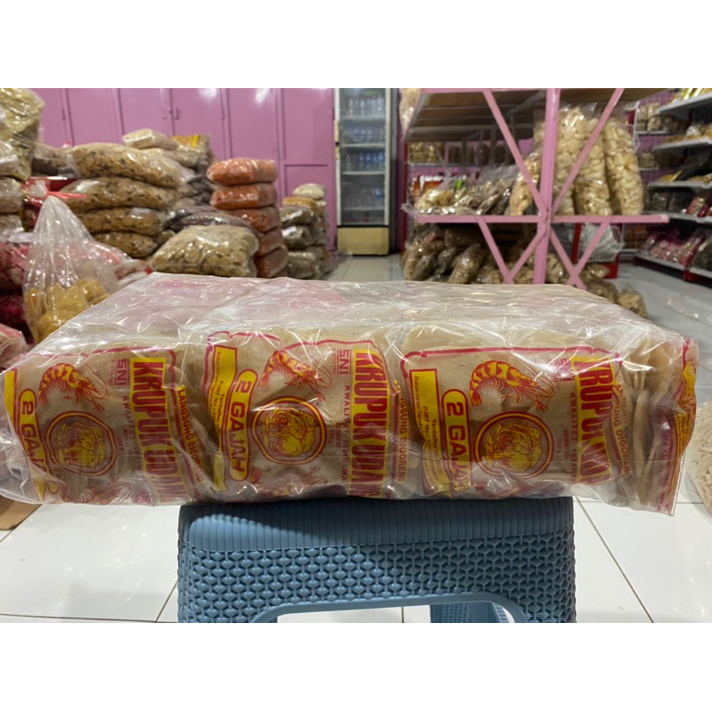 

Kerupuk udang cap 2 gajah khas indramayu 5 kg