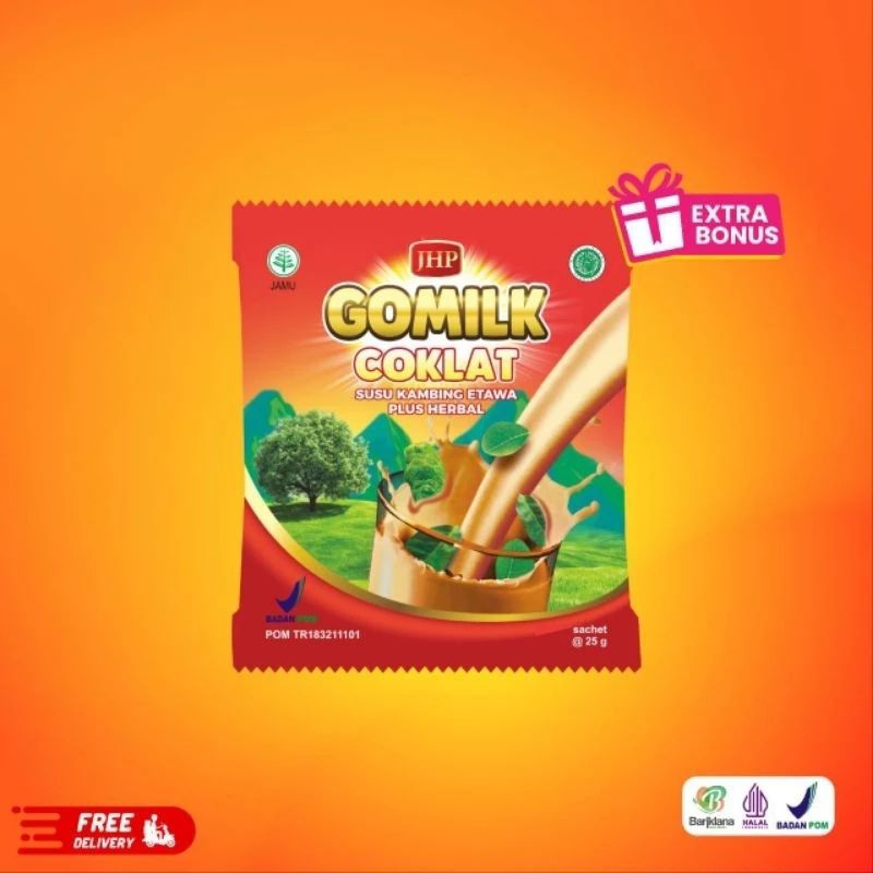 

Gomilk kemasan hemat per sachet