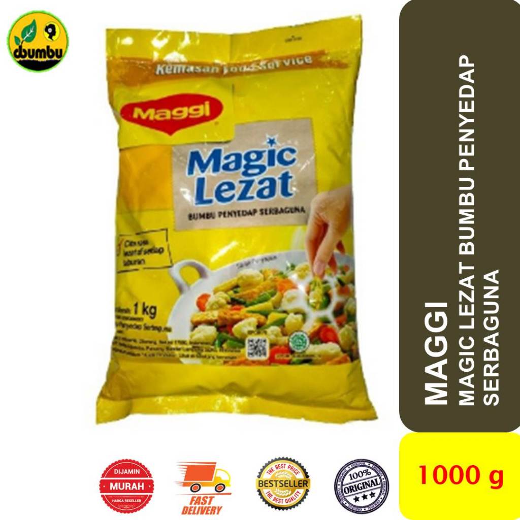 

Tepung Bumbu Penyedap Serbaguna Magic Lezat kemasan 1 kg merk MAGGI