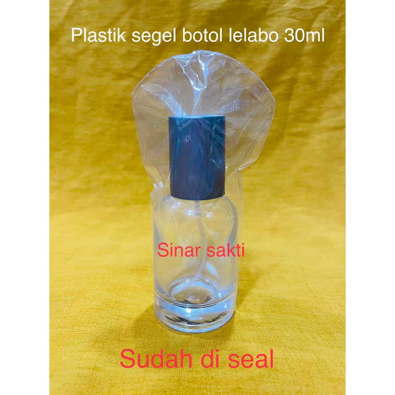 plastik segel botol lelebo 30ml / plastik segel botol parfum lelebo 30ml seal atas