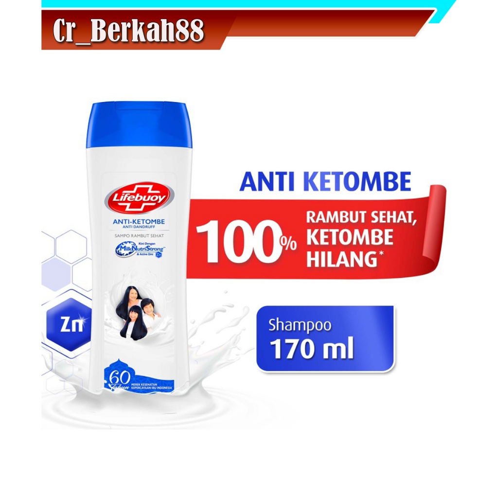 shampo lifebuoy botol 170ml / LIFEBUOY SHAMPO BOTOL170ML