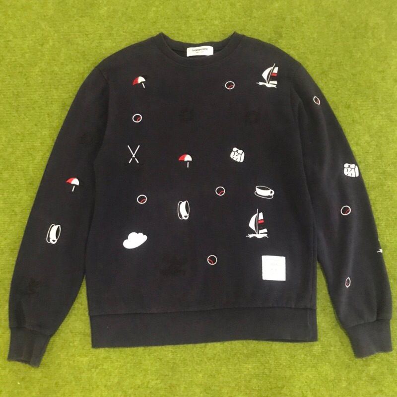 CREWNECK THOM BROWNE