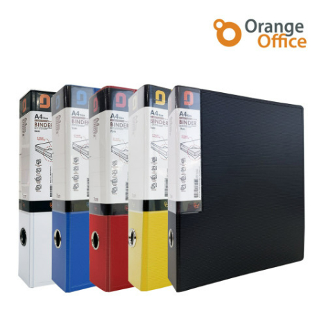 

Korea A4 D-Ring Binder / Ordner size: 3cm, 5cm, 7cm / Orange Office ring binder A4
