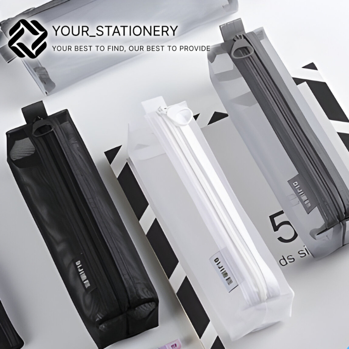 

[Your Stationery] Tempat Pensil Transparan Kapasitas Besar/ Simple Transparent Pencil case Large Capacity