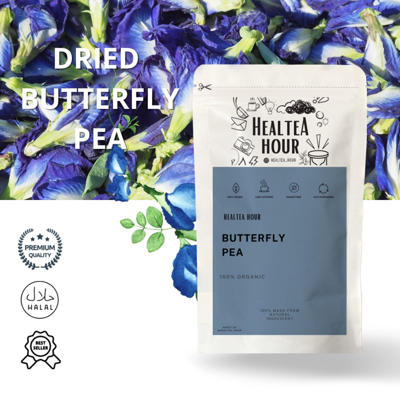 

BUTTERFLY PEA | DRIED BUTTERFLY PEA | TISANE | FLOWERTEA | TEH