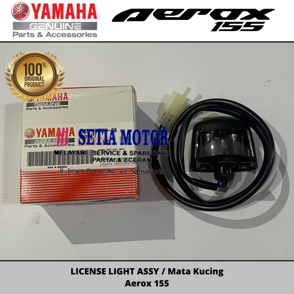 LICENSE LIGHT ASSY / Mata Kucing Aerox 155