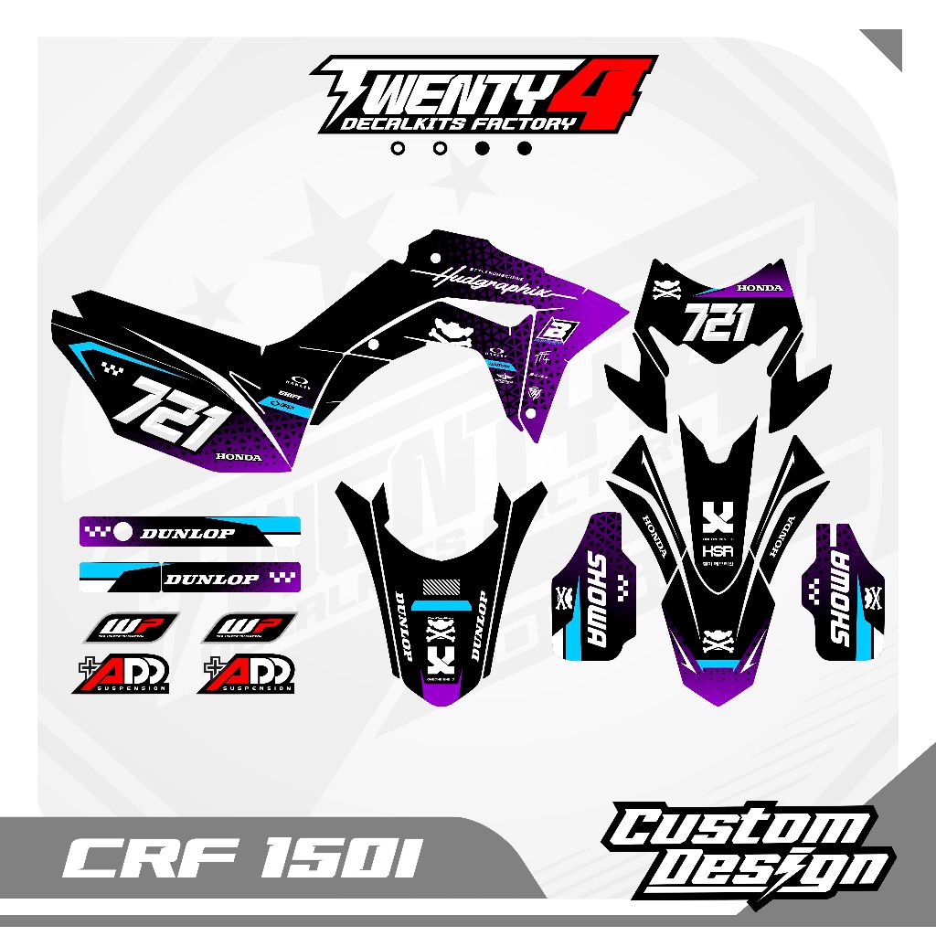 Decal Premium CRF 150l Hudgraphix - Bebas Custom Design