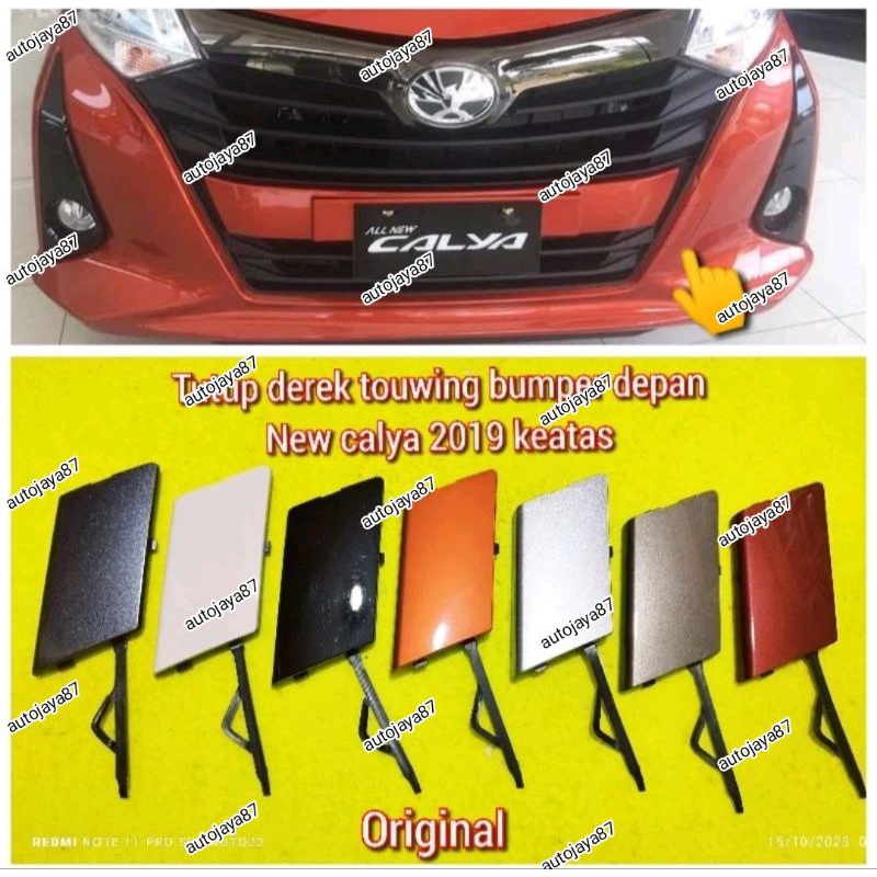 tutup derek touwing towing bumper depan Toyota calya 2019-2022