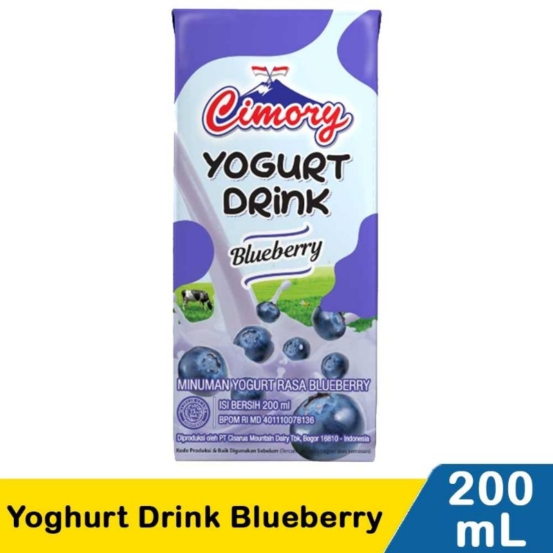 Cimory Yoghurt Drink Blueberry 200mL