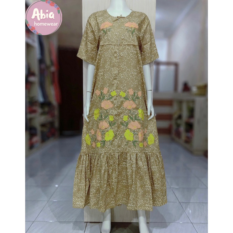 Daster Bordir Malang Katun Jepang - Busui Friendly