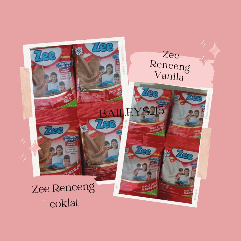 

Susu Zee Renceng 1 renceng 10 sachet