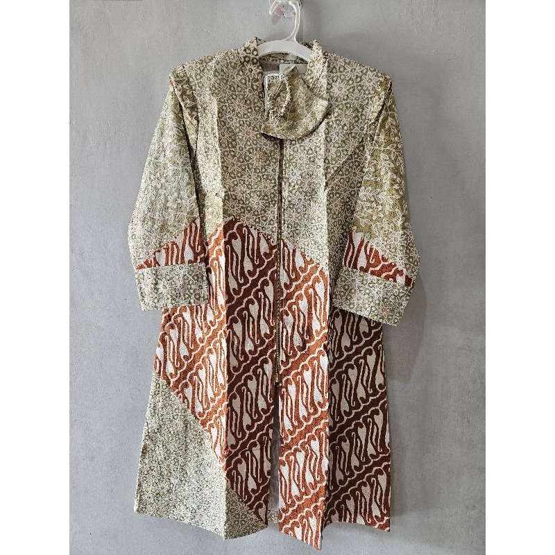 Tunik Zipper Viscos Batik Cap/Dian pelangi/DP/Dress/Gamis/Tunik/Kemeja/Oneset/Batik cap/rayon/katun/