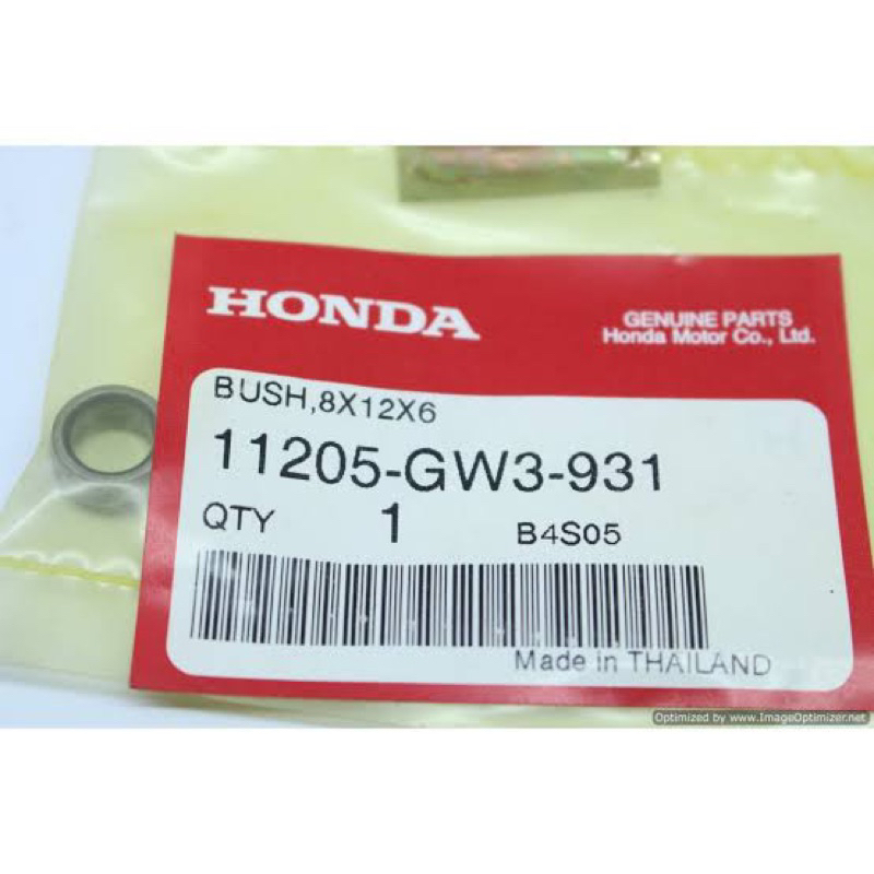 11205-GW3-931 BOSH BUSH GIGI PINION STATER BEAT SCOOPY SPACY VARIO KARBU / INJEKSI FI ORIGINAL AHM