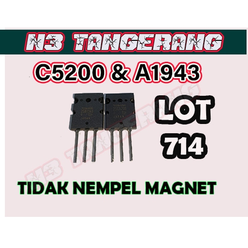 TOSHIBA 5200  C5200 A1943 LOT 714