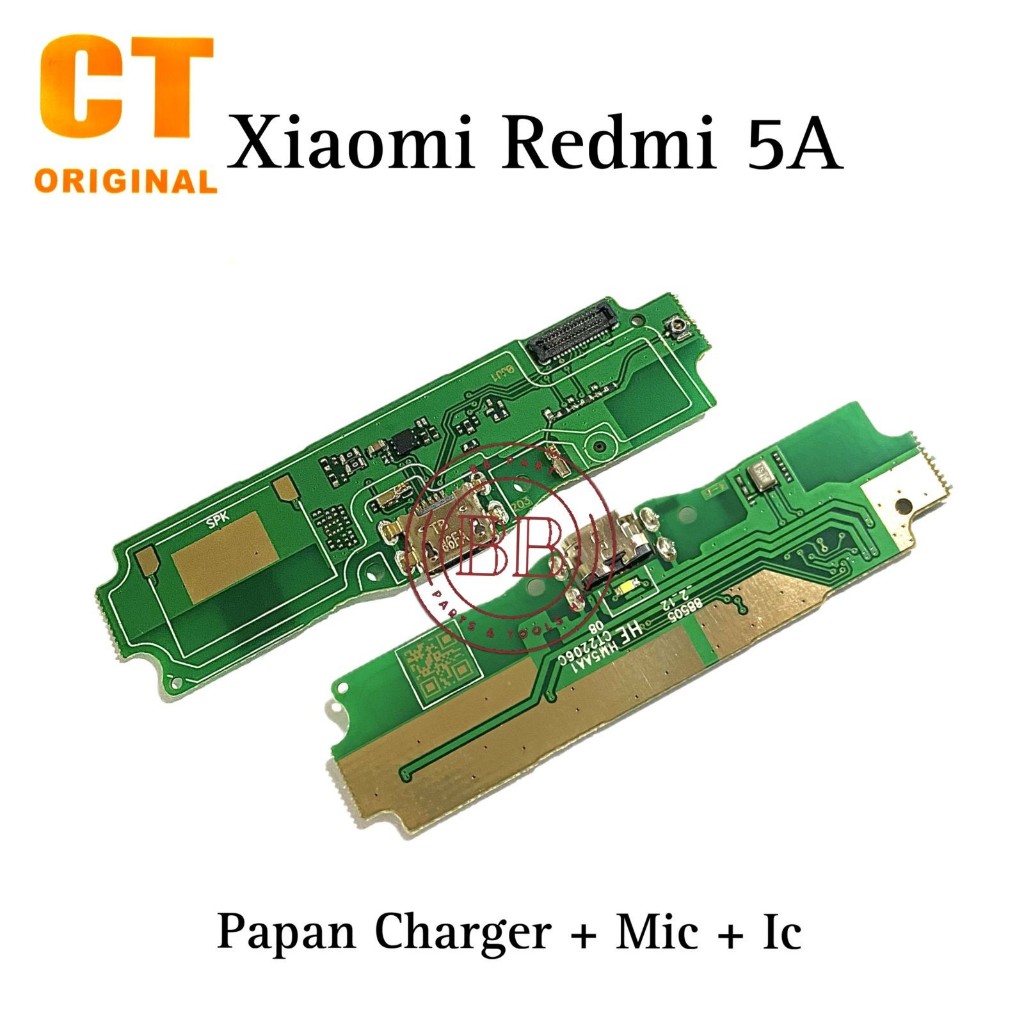 Original CT Ada IC - Papan PCB Charger + Mic Xiaomi Redmi 5A / MCG3B / MCI3B - Flexible Flexibel Fle